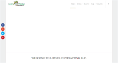 Desktop Screenshot of loayescontracting.com